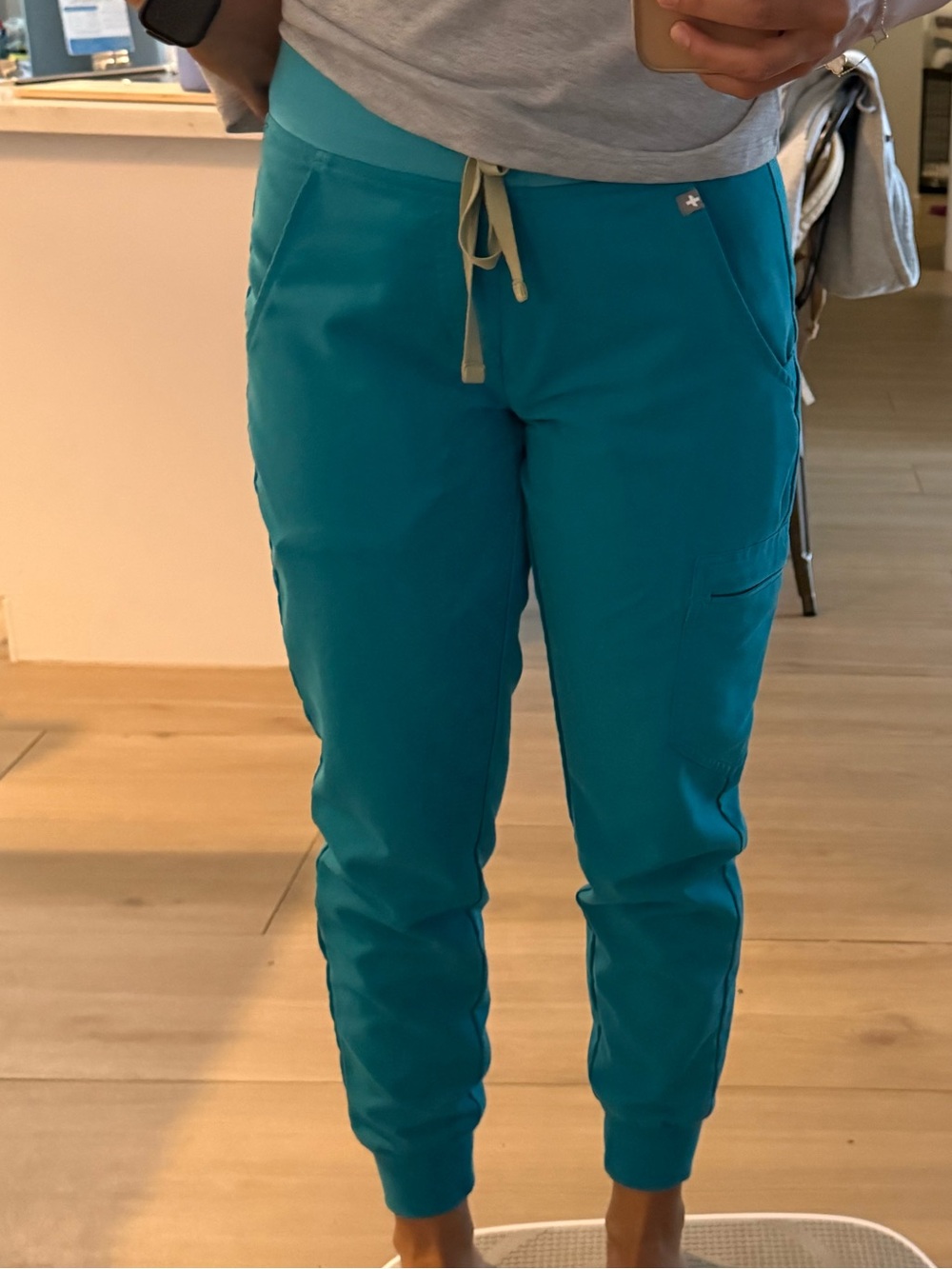 FIGS Teal Jogger Scrubs
